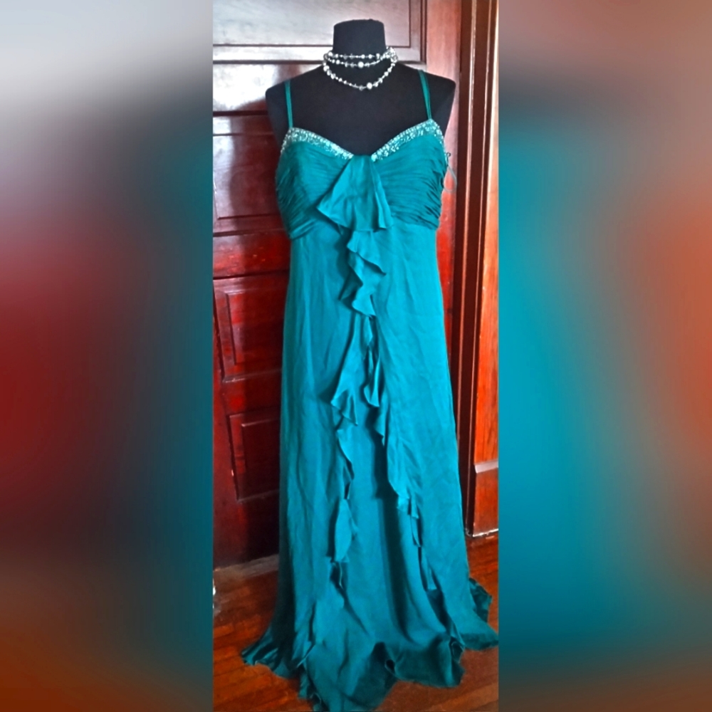 Theia Silk Formal Gown